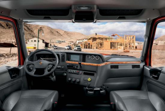 Interior Image of International MV Series Truck