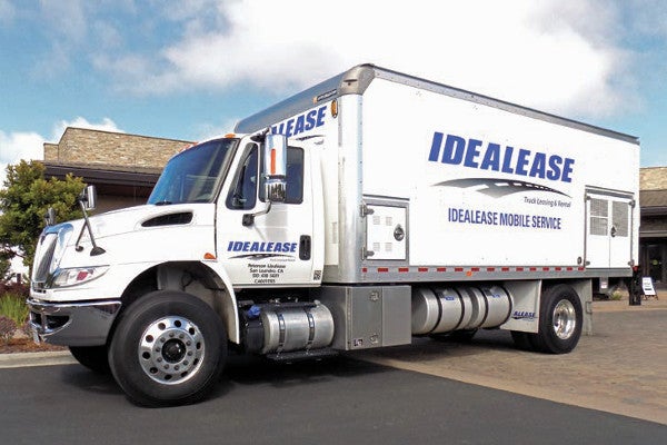 idealease mobile service truck